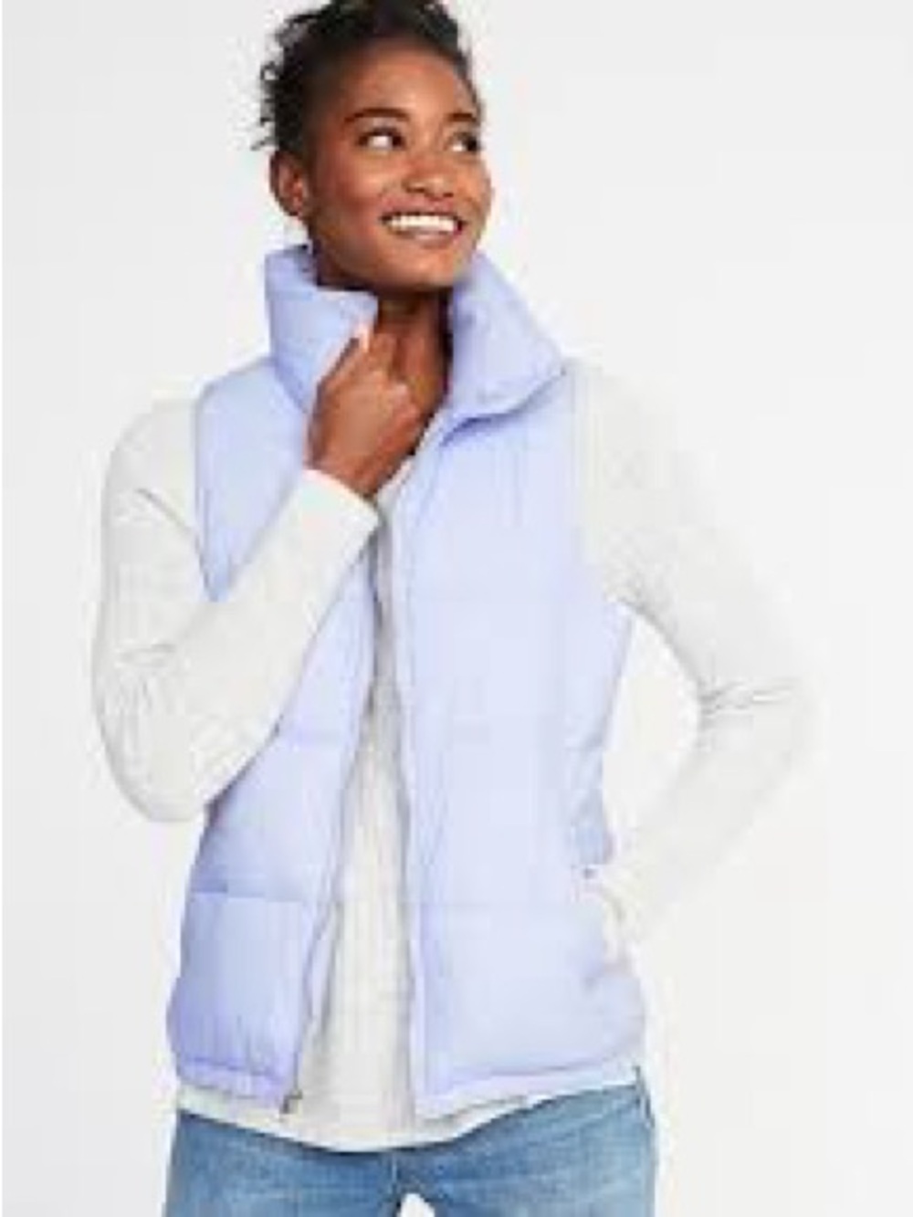 Light Lavender Puffer Vest